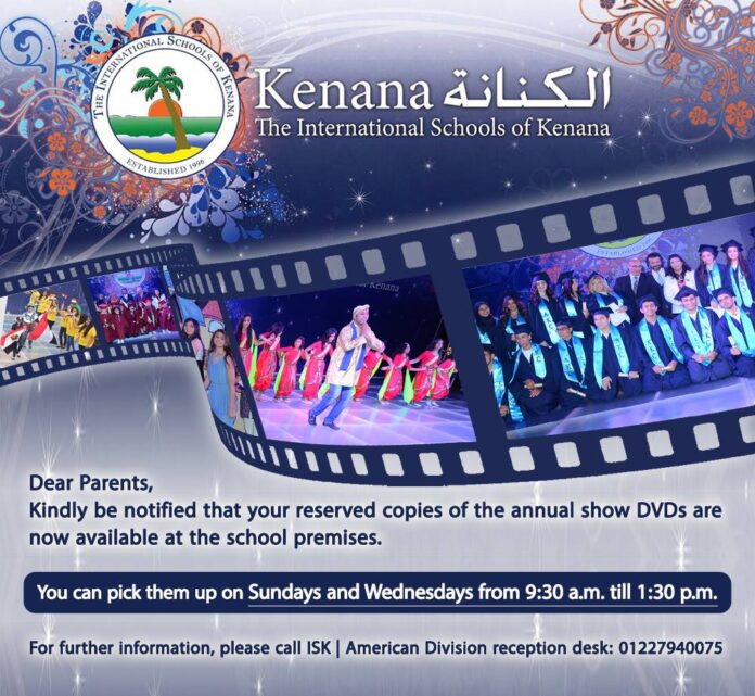 Kindly be notified that your reserved copies of the annual show DVDs are now available at the school premises