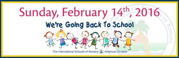 Back To School Sunday, February 14th, 2016