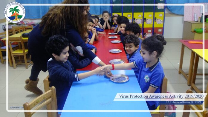 I.S.K | American Division - virus protection awareness activity (Grade 1A) 2019/2020