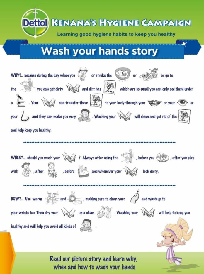 Wash your hands story 