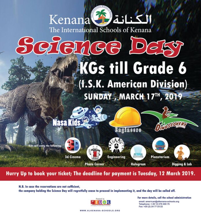 The Science Day is around the corner; Nasa Kids, Engineero and Dinoscovery