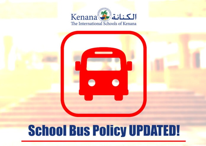 School Bus Policy UPDATED