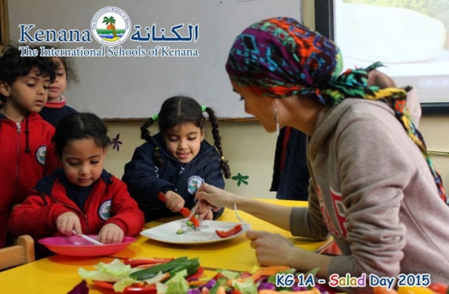 International Schools of Kenana | American Division KG1 A Class - Salad Day 2014/2015