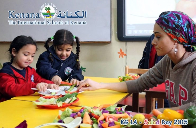 International Schools of Kenana | American Division KG1 A Class - Salad Day 2014/2015