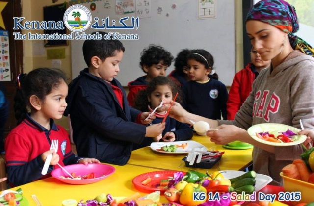 International Schools of Kenana | American Division KG1 A Class - Salad Day 2014/2015