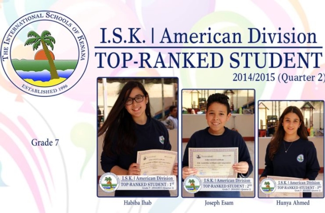 International Schools of Kenana | American Division | Top-Ranked Students