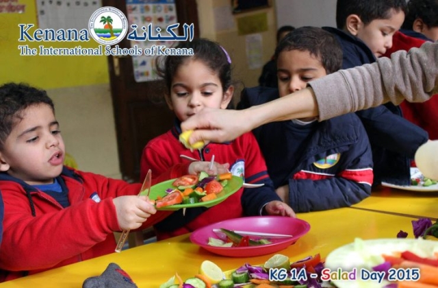 International Schools of Kenana | American Division KG1 A Class - Salad Day 2014/2015