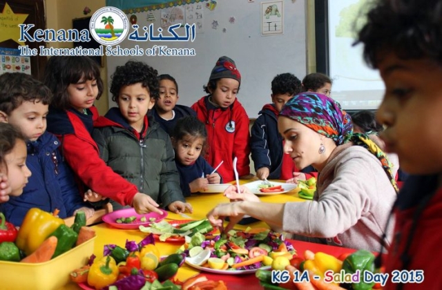 International Schools of Kenana | American Division KG1 A Class - Salad Day 2014/2015