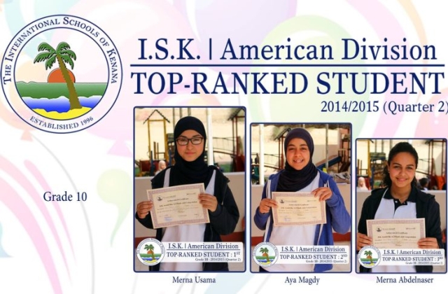 International Schools of Kenana | American Division | Top-Ranked Students