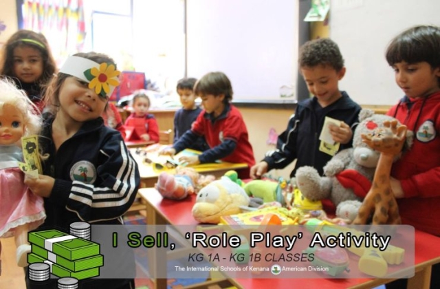 KG 1 A&B - I Sell, "Role Play" Activity