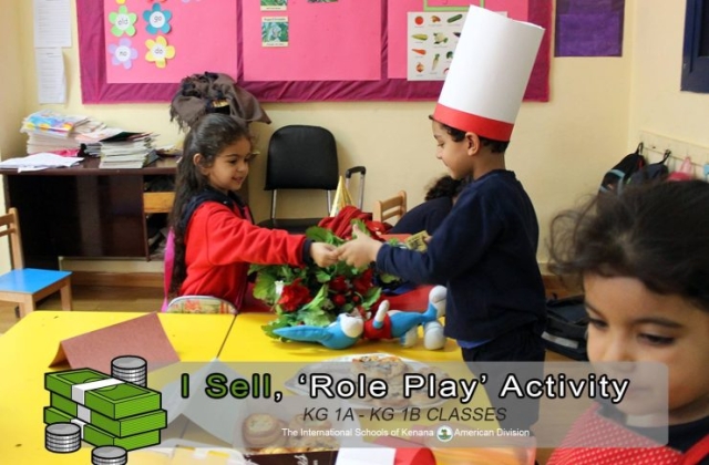 KG 1 A&B - I Sell, "Role Play" Activity