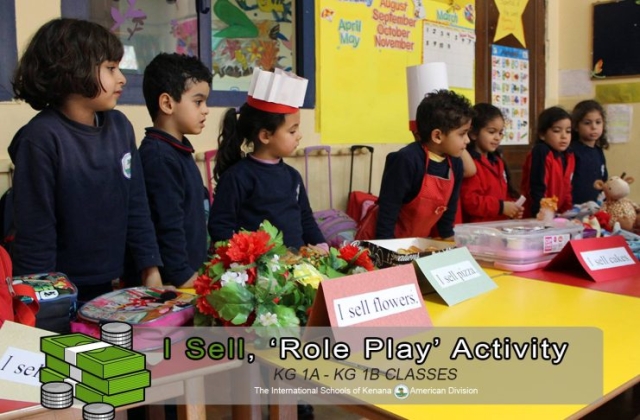 KG 1 A&B - I Sell, "Role Play" Activity