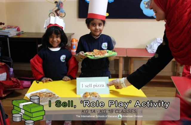 KG 1 A&B - I Sell, "Role Play" Activity