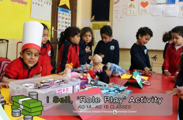 KG 1 A&B - I Sell, "Role Play" Activity