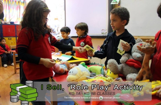 KG 1 A&B - I Sell, "Role Play" Activity