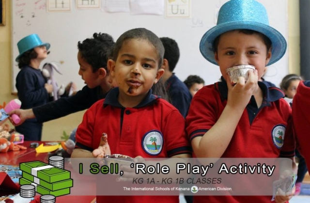 KG 1 A&B - I Sell, "Role Play" Activity