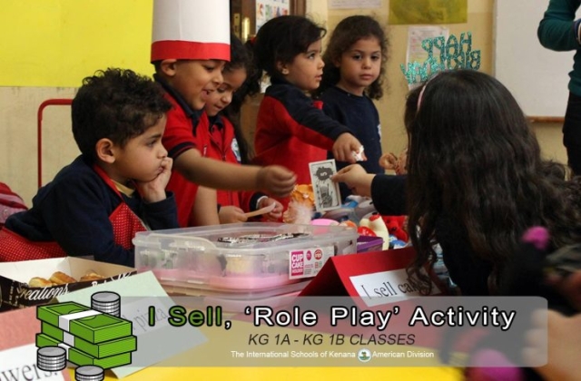 KG 1 A&B - I Sell, "Role Play" Activity