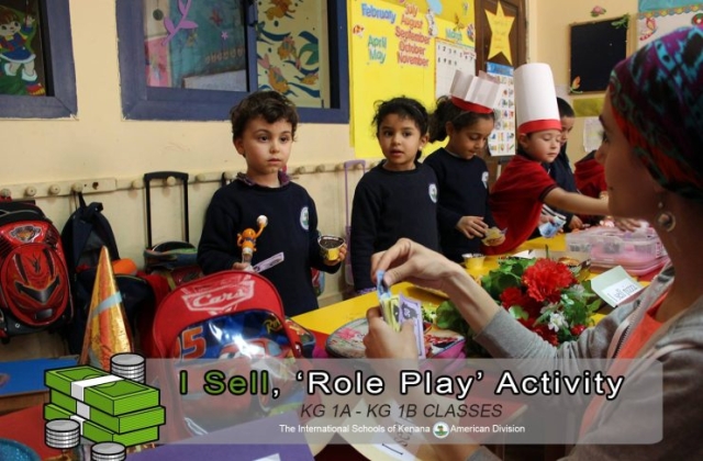 KG 1 A&B - I Sell, "Role Play" Activity