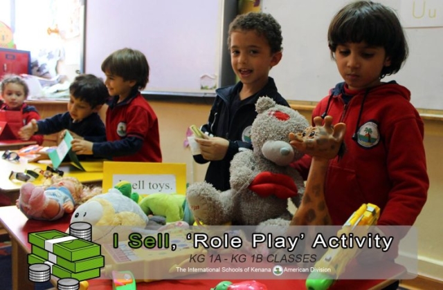 KG 1 A&B - I Sell, "Role Play" Activity