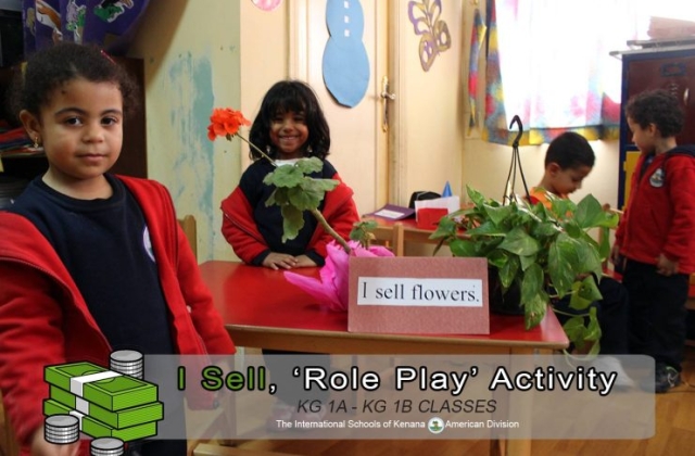 KG 1 A&B - I Sell, "Role Play" Activity