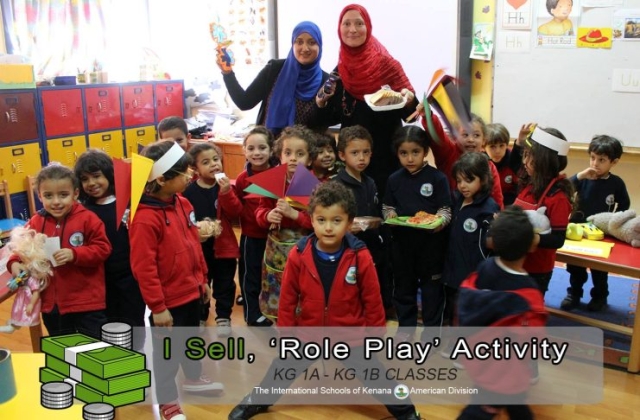 KG 1 A&B - I Sell, "Role Play" Activity