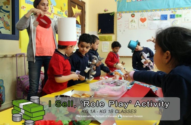 KG 1 A&B - I Sell, "Role Play" Activity