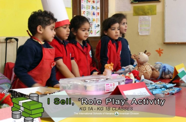 KG 1 A&B - I Sell, "Role Play" Activity