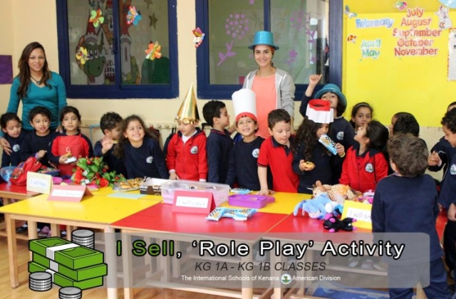 KG 1 A&B - I Sell, "Role Play" Activity