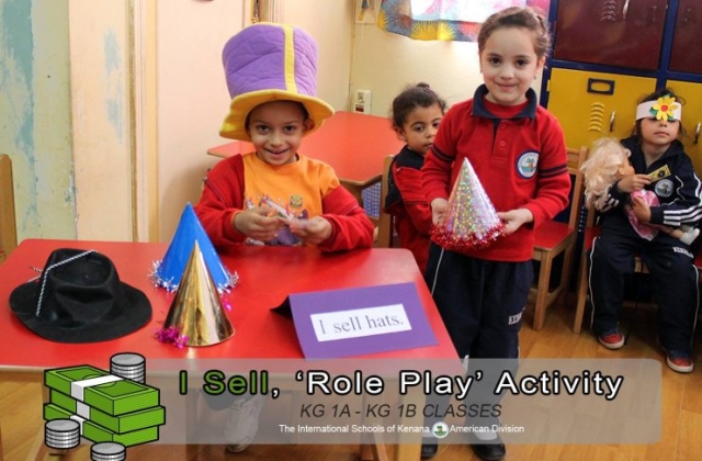 KG 1 A&B - I Sell, "Role Play" Activity