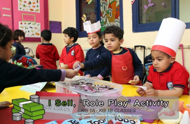 KG 1 A&B - I Sell, "Role Play" Activity