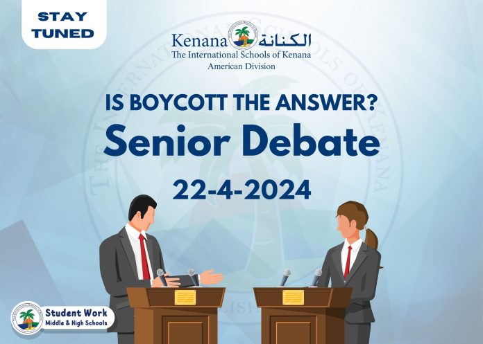 I.S.K American Division | ISK SENIORS’ DEBATE | 2023-2024 