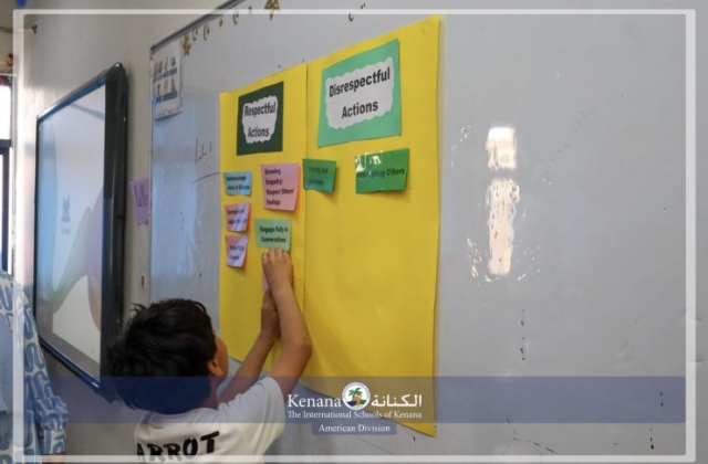 I.S.K American Division | Character Building Activity – Grade 4B | 2023-2024