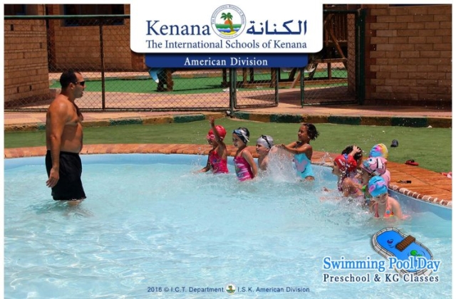 Pre-K & KG Classes Swimming Pool Day (May 2016)