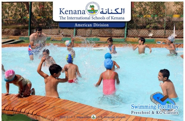 Pre-K & KG Classes Swimming Pool Day (May 2016)