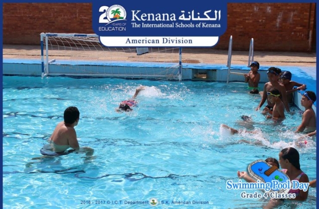 I.S.K | American Division - Grade 4 Classes "Swimming Pool Day"