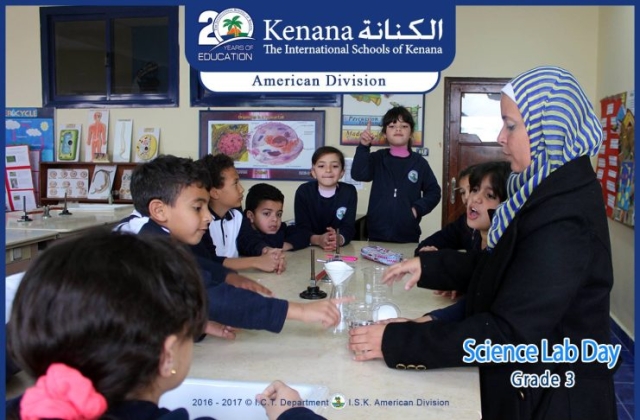 I.S.K | American Division |Grade 3 Science Lab Day