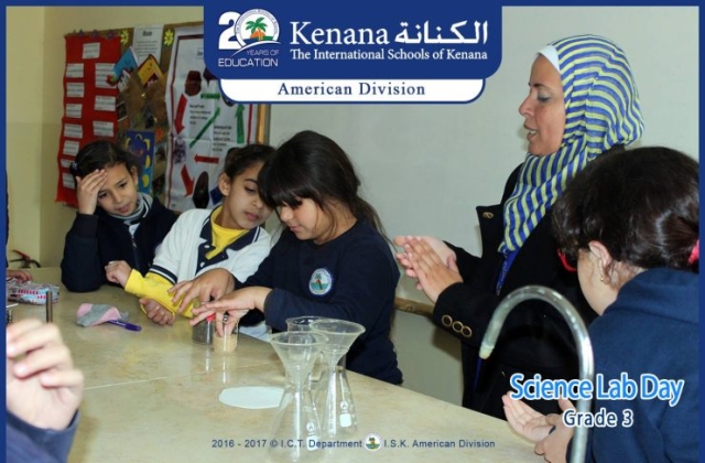 I.S.K | American Division |Grade 3 Science Lab Day