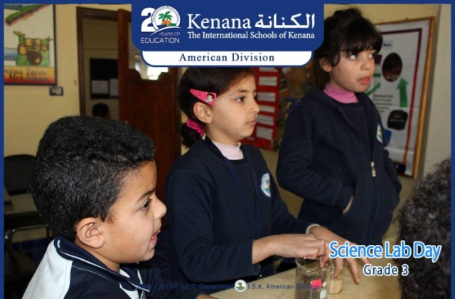 I.S.K | American Division |Grade 3 Science Lab Day