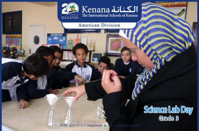 I.S.K | American Division |Grade 3 Science Lab Day