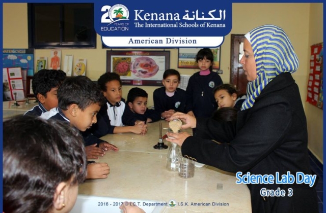 I.S.K | American Division |Grade 3 Science Lab Day