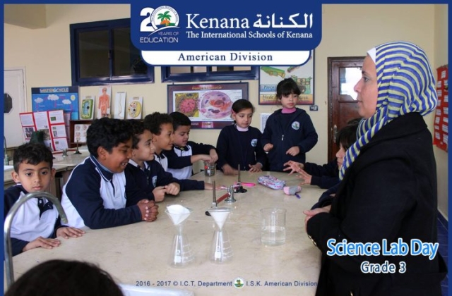 I.S.K | American Division |Grade 3 Science Lab Day