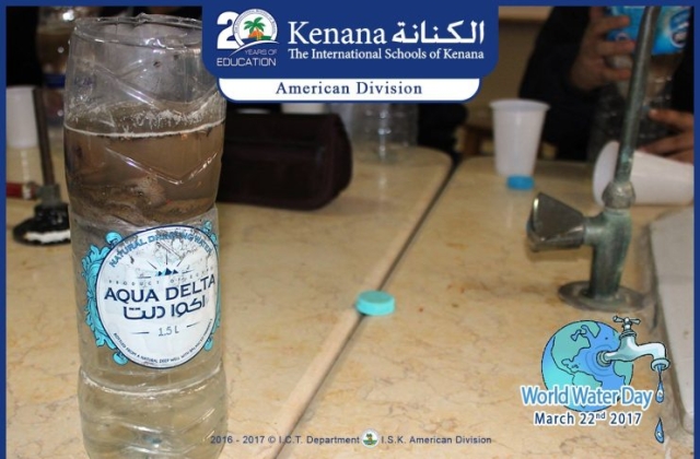 I.S.K | American Division | World Water Day - Science Department