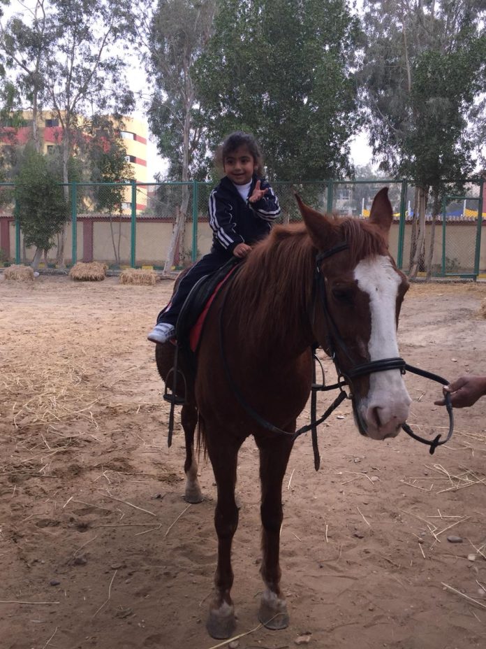 The International Schools of Kenana- American Division Horse Riding Session (P.E) Pre