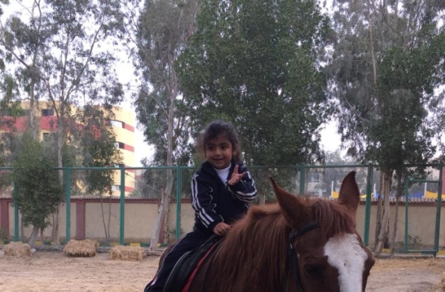 The International Schools of Kenana- American Division Horse Riding Session (P.E) Pre