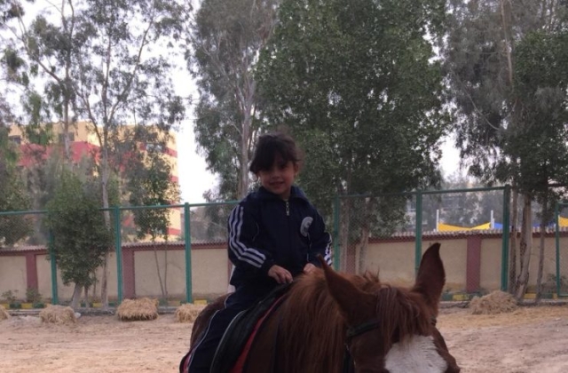 The International Schools of Kenana- American Division Horse Riding Session (P.E) Pre