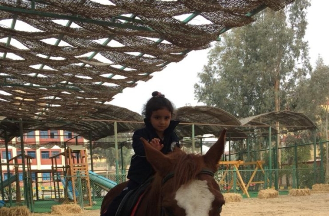 The International Schools of Kenana- American Division Horse Riding Session (P.E) Pre