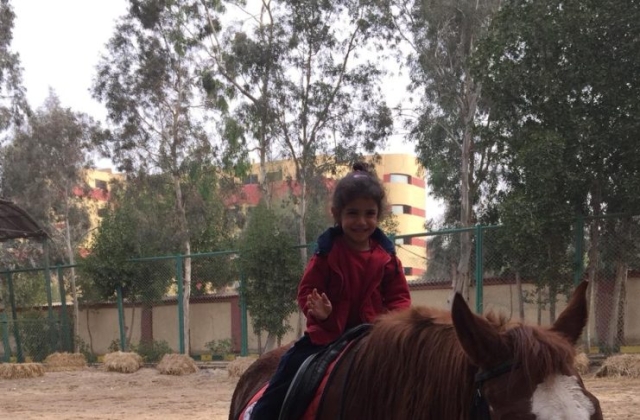 The International Schools of Kenana- American Division Horse Riding Session (P.E) Pre