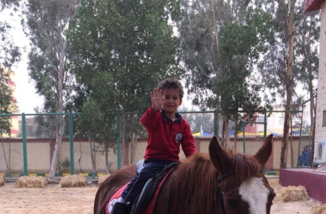 The International Schools of Kenana- American Division Horse Riding Session (P.E) Pre