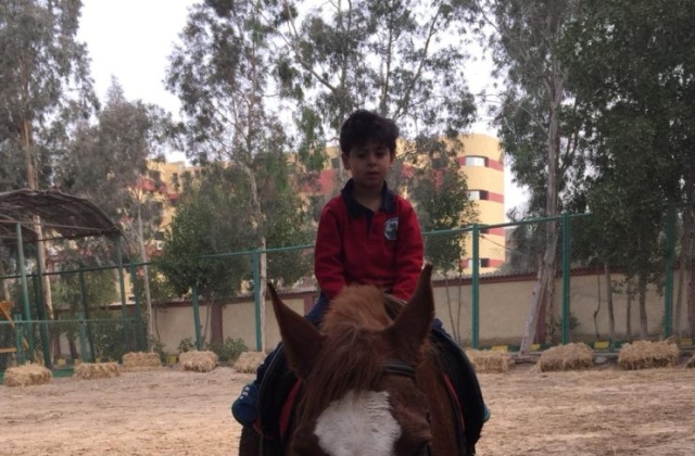 The International Schools of Kenana- American Division Horse Riding Session (P.E) Pre