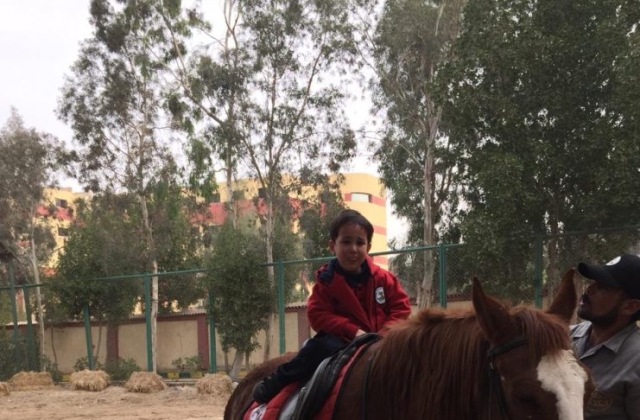 The International Schools of Kenana- American Division Horse Riding Session (P.E) Pre